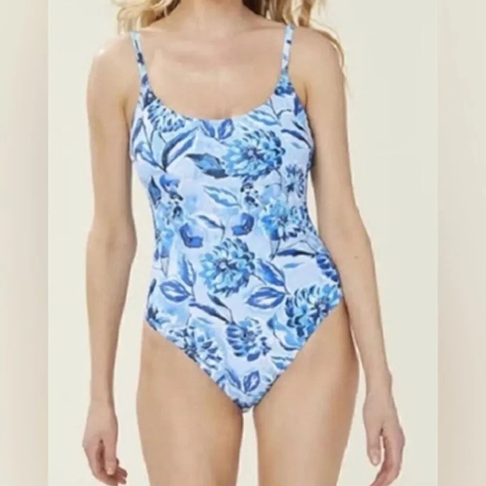 Andie Swim the Bala underwire floral one piece swimsuit NWT Size S